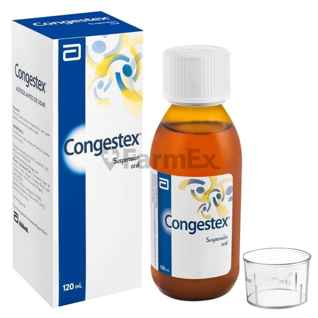 Congestex Suspension x 120 mL Farmex-Fonasa-Persistente